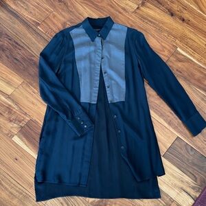 Rag & Bone Charcoal and Black Shirt